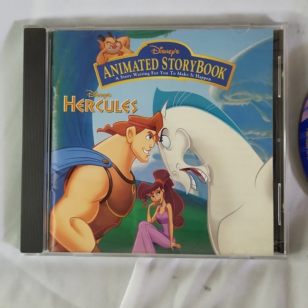 Disneys Animated Storybook Hercules 1997 mac pc game good used condition